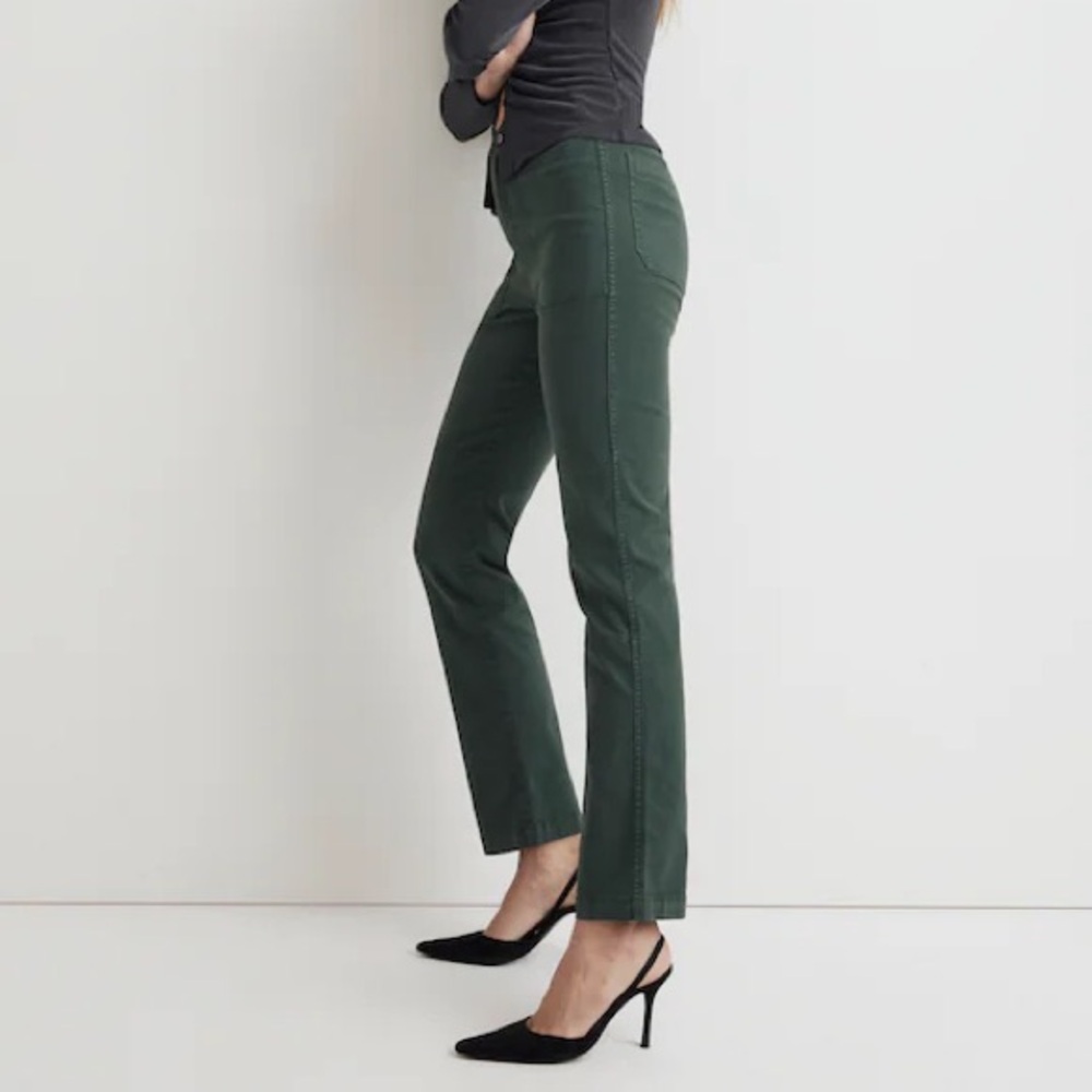 NWT Madewell The Petite '90s Straight Cargo Pant in Garment-Dyed Canvas 31 P - Picture 12 of 12